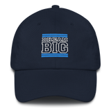 Light Blue and White Dream Big Lifestyle Dad Hat (assorted colors)