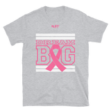 Black White and Pink Breast Cancer Awareness Short-Sleeve Unisex T-Shirt