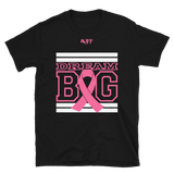 Black White and Pink Breast Cancer Awareness Short-Sleeve Unisex T-Shirt