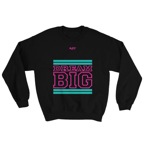 Black Teal and Pink Sweatshirt