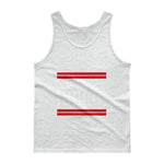 Red and White Dream Big Tank tops