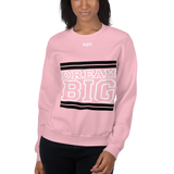 Light Pink Black and White Unisex Sweatshirt
