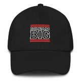 Red and White Dream Big Lifestyle Dad Hat (assorted colors)