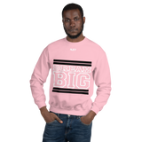 Light Pink Black and White Unisex Sweatshirt