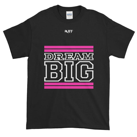 Black Pink and White Short-Sleeve T-Shirt
