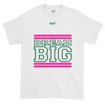 White Pink and Green Short-Sleeve T-Shirt