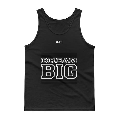Black and White Dream Big Tank tops