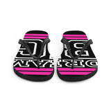 Pink and White Dream Big Flip-Flops