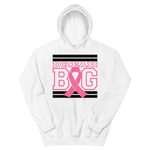 White Black and Pink Breast Cancer Awareness Unisex Hoodie