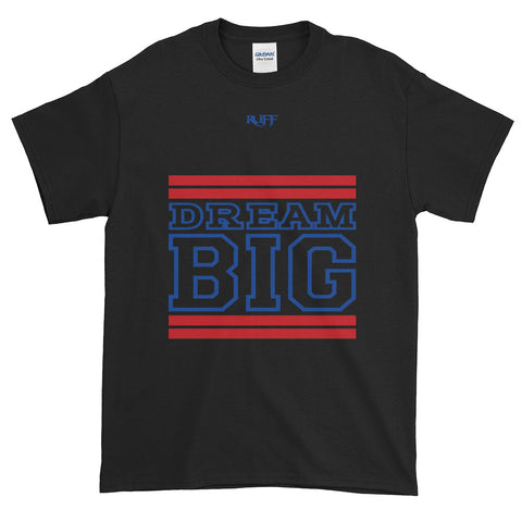 Black Red and Royal Blue Short-Sleeve T-Shirt