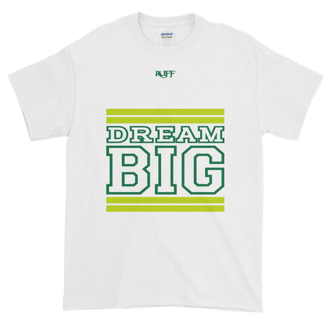White Lime Green and Green Short-Sleeve T-Shirt