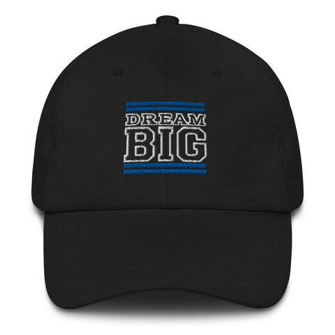 Royal Blue and White Dream Big Lifestyle Dad Hat (assorted colors)