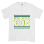 White Green and Lime Green Short-Sleeve T-Shirt