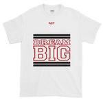 White Black and Red Short-Sleeve T-Shirt
