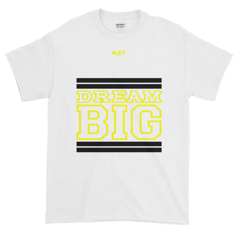 White Black and Yellow Short-Sleeve T-Shirt