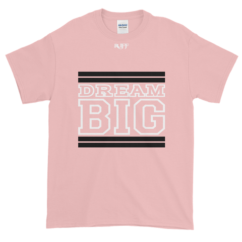 Light Pink Black and White Short Sleeve T-Shirt