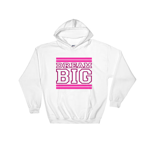 White Pink and Violet Hooded Sweatshirt