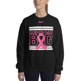 Black white and Pink Breast Cancer Awareness Unisex Sweatshirt