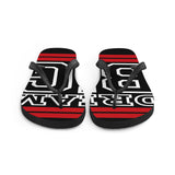 Red and White Dream Big Flip-Flops