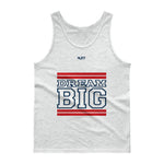 Red and Navy Blue Dream Big Tank tops