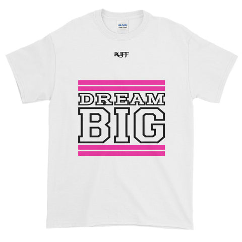 White Pink and Black Short-Sleeve T-Shirt