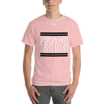 Light Pink Black and White Short Sleeve T-Shirt