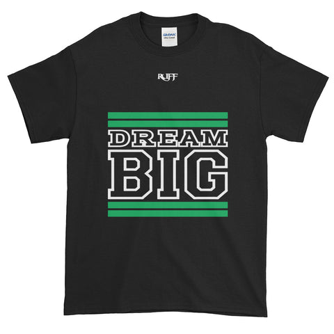 Black Green and White Short-Sleeve T-Shirt