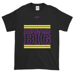 Black Yellow and Purple Short-Sleeve T-Shirt