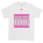 White Pink and Violet Short-Sleeve T-Shirt