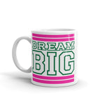 White Pink and Green Mug (11 oz.)