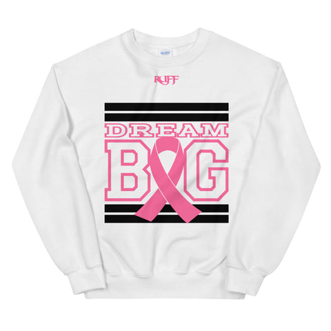White Black and Pink Breast Cancer Awareness Unisex Sweatshirt